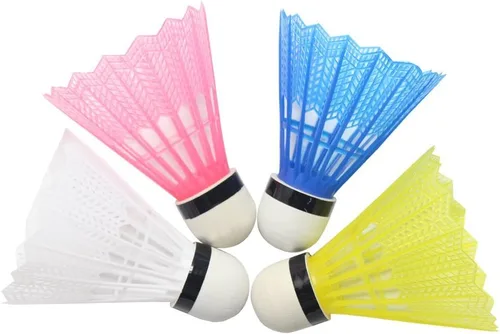 Miniatura 3 de Hysagtek 12 piezas de bádminton volante de bádminton Birdie, deportes interiores y exteriores, entrenamiento de pelota de ejercicio, gimnasio, juego
