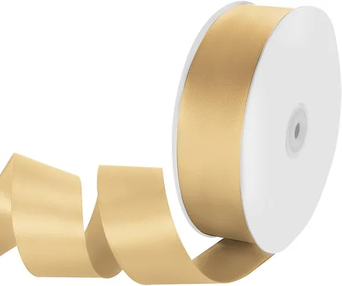 Miniatura 98 de Cinta de tela de satén de 1-1/2 pulgadas de ancho x 50 yardas, cinta negra perfecta para lazos de bricolaje, guirnaldas, envoltura de regalos