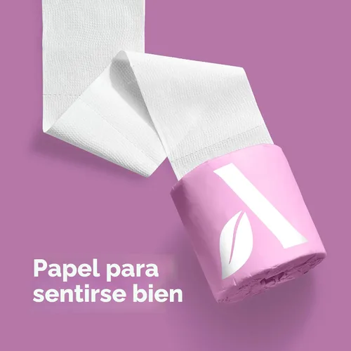 Miniatura 5 de Amazon Aware 100% papel higiénico de bambú de 3 capas, sin perfume, 12 rollos, 350 hojas por rollo, total 4200 hojas, sin plástico