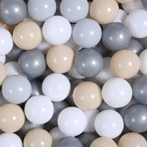 Miniatura 16 de Bolas de pozo de bolas Realhaha 50 100 200 500 Bolas de juego de plástico para bebés, niñas, niños pequeños, tienda de campaña, piscina, sala