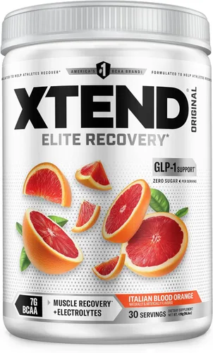 Miniatura 25 de XTEND Original BCAA - Polvo de Frutas Knockout Punch Bebida de recuperación muscular post entrenamiento sin azúcar con aminoácidos 7 g de BCAA