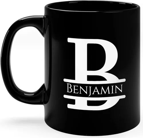 Miniatura 9 de Taza de café personalizada con monograma, letra inicial A personalizada para mujeres, hombres, niñas, niños, papás, mamás amigos, taza de café