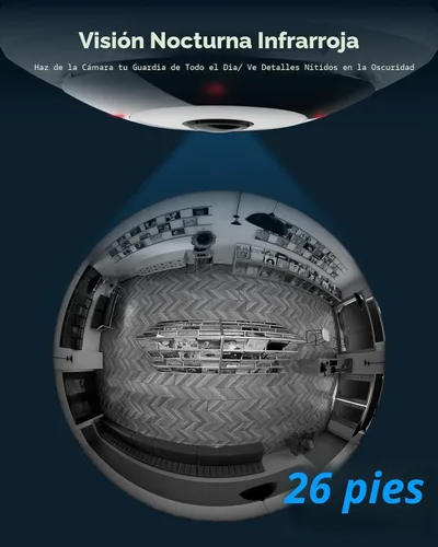 Miniatura 6 de REOLINK Cámara IP PoE de 6MP con vista de ojo de pez de 360°, vigilancia para seguridad del hogar/oficina, detección inteligente de humanos