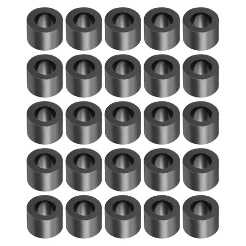 Miniatura 15 de YOKIVE 300 Pcs Black Round Spacer, Not Threaded Washers with High Insulation Effect, Keep Height Consistent, Great for M3 Screws (ABS, 3.2mmx7mmx2mm)