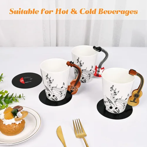 Miniatura 4 de Maustic Taza de Guitarra para Hombres y Mujeres - Regalos para Amantes de la Música para Músicos, Profesores - Regalo de Navidad y Cumpleaños - 13