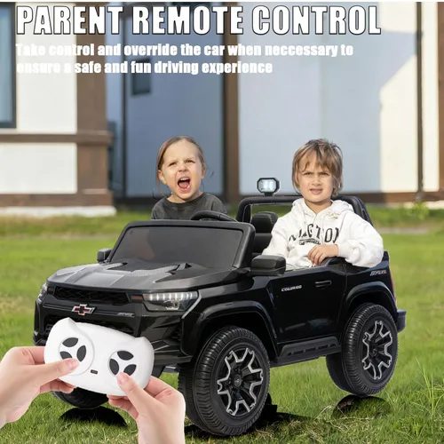 Miniatura 4 de juguete de 24 V con batería para niños con control remoto de los padres, coche eléctrico Chevrolet Colorado HD de 2 plazas para niños, camioneta