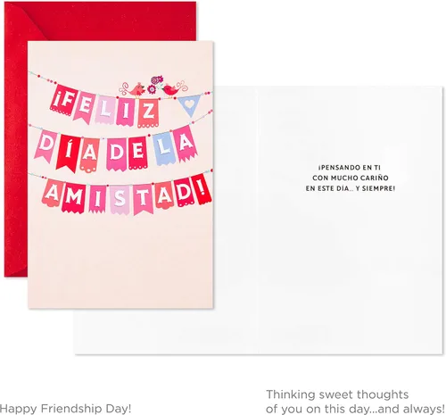 Miniatura 2 de Hallmark Vida - Surtido de tarjetas españolas para el día de San Valentín para niños, 8 tarjetas del día de San Valentín con sobres