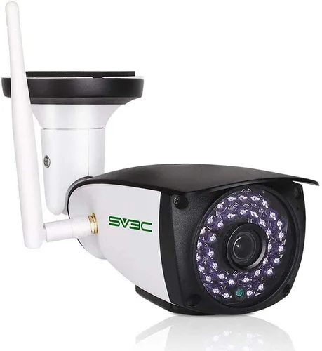 SV3C Cámara IP WiFi de 5MP al aire libre, Cámara de seguridad WiFi de doble banda 2.4GHZ 5GHZ, Cámara Onvif Exterior Soporte RTSP navegador