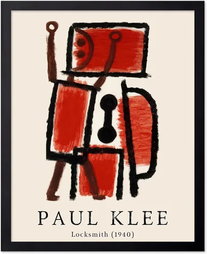 Miniatura 98 de Poster Master Póster vintage de Paul Klee – Impresión retro de cómicos – Arte de dibujo – Arte abstracto – Regalo para hombres y mujeres – Estilo-09