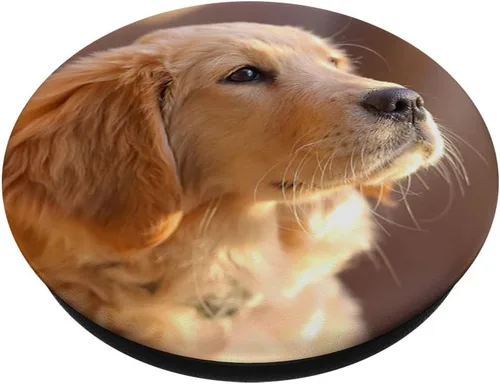 Miniatura 2 de Golden Retriever Puppy – PopSockets Grip y soporte para teléfonos y tabletas