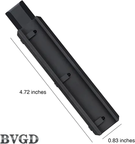 Miniatura 4 de Picatinny Riser Mount 1 pulgada de alto perfil de montaje de alcance base elevadora Weaver Picatinny Rail hacia adelante que se extiende