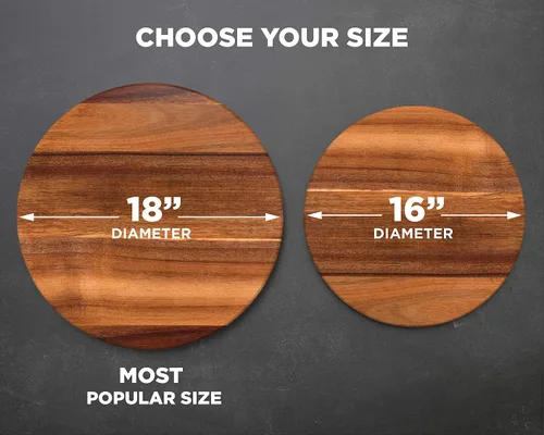 Miniatura 4 de Regalo de boda personalizado, Lazy Susan, regalo de madera grabado, Lazy Susan personalizado, regalo de mamá, regalo de esposa, tocadiscos Lazy Susan