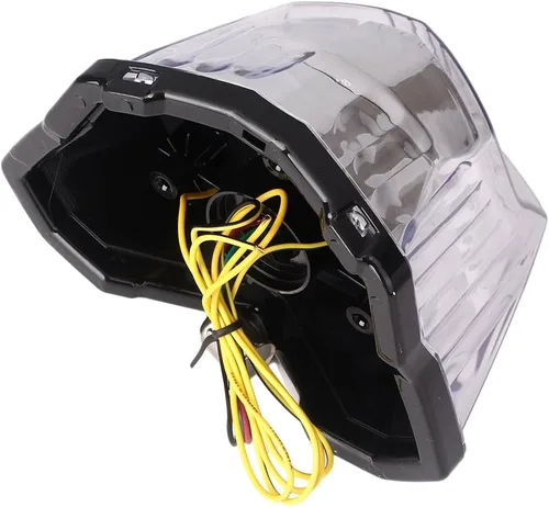 Miniatura 5 de motocicleta integrada luz trasera LED freno cola luz compatible para Yamaha XJ6 2009 2010 2011 2012 lente transparente