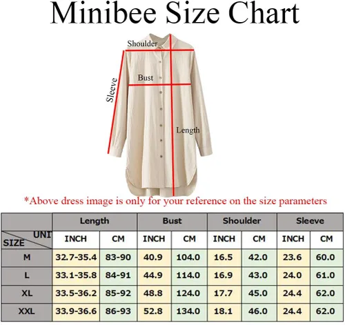 Miniatura 2 de Minibee Camisas de lino para mujer, blusas con botones