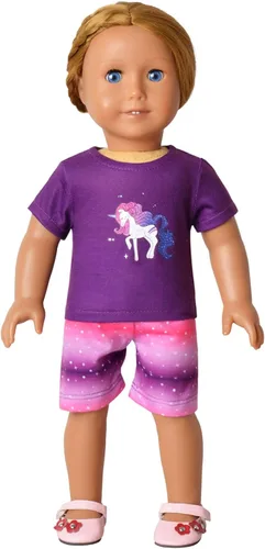 Miniatura 5 de CHILDRENSTAR Conjunto de pijama de verano a juego para niñas y muñecas