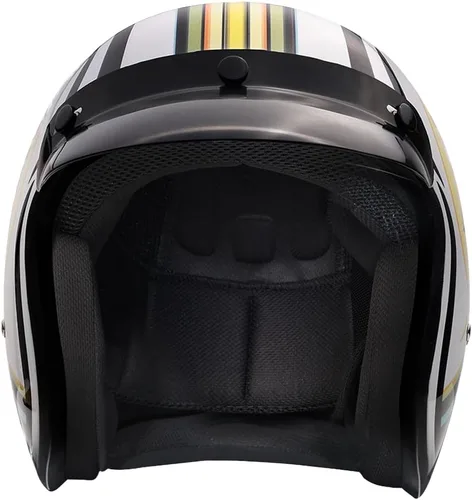 Miniatura 20 de Daytona Helmets Casco de motocicleta de cara abierta de 3/4, aprobado por DOT, ligero y cómodo, diseño vintage para scooter, crucero y bicicletas