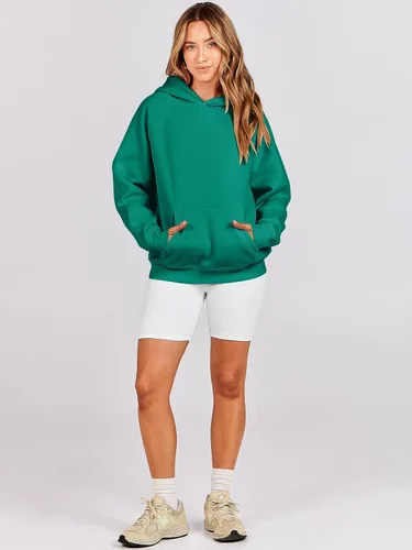 Miniatura 78 de ANRABESS - Sudaderas con capucha para mujer, sobre talla, de vellón de manga larga, modelo de 2024, para otoño