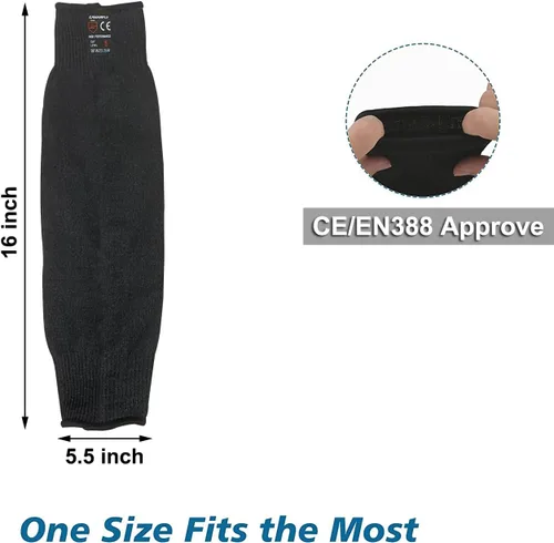 Miniatura 2 de 2 pares de mangas protectoras para brazos, protectores de brazo resistentes al calor, antiabrasión, brazalete de seguridad
