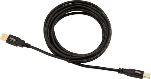 Miniatura 4 de Amazon Basics Cable USB-A a USB-B 2.0 para impresora o disco duro externo con conectores chapados en oro, negro, 10 pies