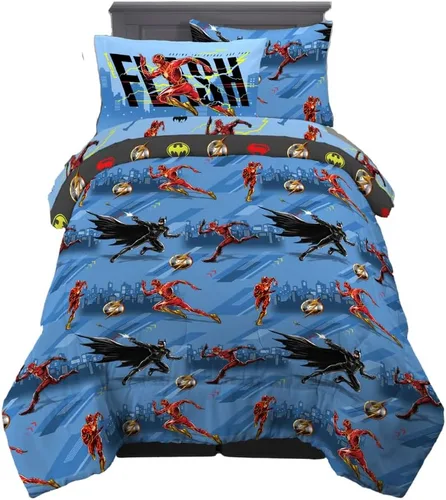 Miniatura 28 de Franco - Juego de ropa de cama para niñas Patrulla Canina, edredón y sábanas supersuaves con funda, 7 piezas, tamaño matrimonial, producto