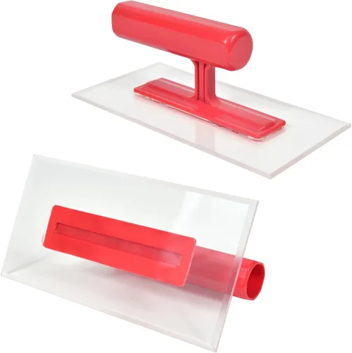 Miniatura 2 de Nichiyo Paleta de plástico con mango de agarre cómodo, llanas de acabado, montaje ligero adecuado para raspaduras, enlucidos y paredes de pintura
