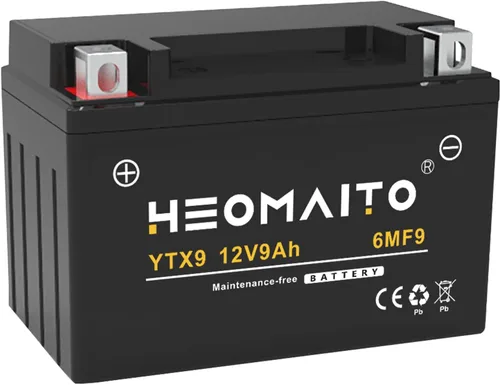 Miniatura 14 de Batería de plomo-ácido YTX4L-BS, 12V 4Ah, 140 CCA, 6MF4L sin mantenimiento, para batería de motocicleta AGM, motocicletas 50–100 CC, ATV 50–90 CC