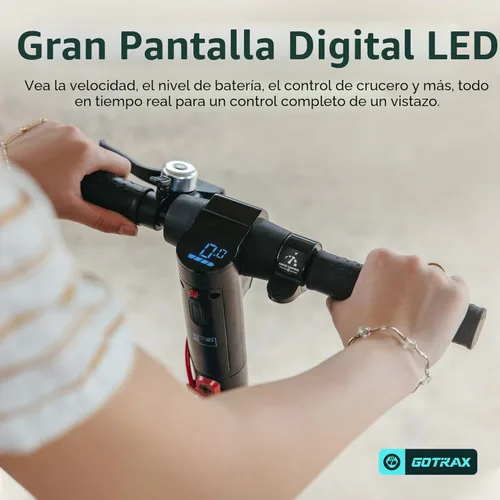 Miniatura 4 de Gotrax GXL V2 Electric Scooter for Adult, 8.5" Solid Tire Max 12 Mile 15.5Mph Speed Powered By 250W Motor, Foldable Commuting E Scooter for Adult
