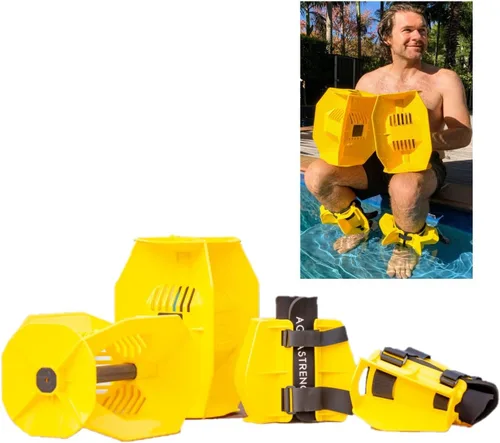 Aquastrength Hydro-Tone - Sistema de ejercicio para piscina de cuerpo total | Pesas de agua funcionales isocinéticas | Construye músculo, fácil en