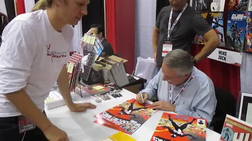 Miniatura 3 de Mike Zeck, Creador de Venom Litografía Firmada 11x17 Secret Wars 8 con FE COA + PRUEBA de firma. Simbionte Eddie Brock, Spiderman 3, Secret Wars