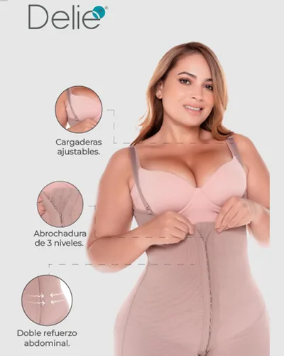 Miniatura 5 de DELIÉ by Fajas DPrada 09111 Fajas Colombianas Faja Posparto Faja Moldeadora de Cuerpo Completo para Mujer