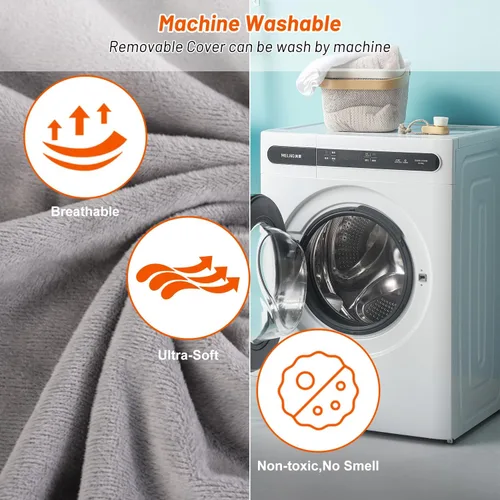 Miniatura 6 de Cama térmica para gatos de interior, almohadilla térmica eléctrica para mascotas para perros y gatos con temporizador, almohadilla térmica de 9
