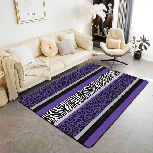 Miniatura 18 de jejeloiu Lindos tapetes de perezoso para sala de estar, 4 x 5 pies, diseño de animales kawaii, juego de alfombras decorativas para interiores