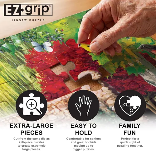 Miniatura 3 de Masterpieces Rompecabezas EZ Grip de 300 piezas, Willow Whispers, 18 x 24 pulgadas