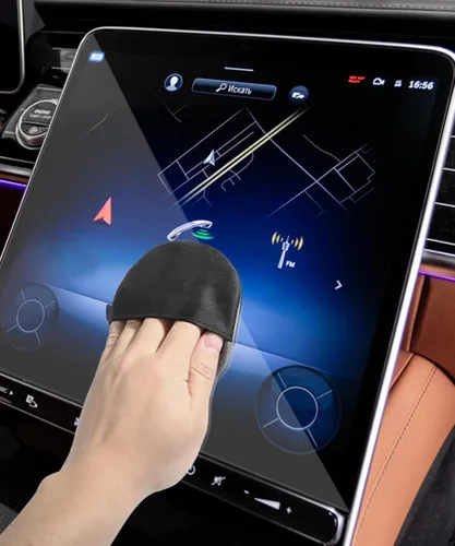 RACOONA Limpiador de pantalla de automóvil, toallitas de tela de limpieza de pantalla, accesorios de automóvil, limpiador de pantalla táctil de