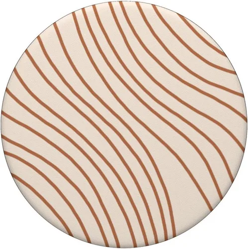 Miniatura 3 de Estuche PopSockets intercambiable PopGrip de color pastel marrón claro
