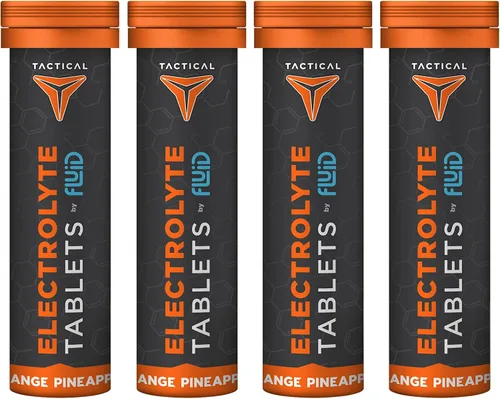 Miniatura 11 de Fluid Tactical - 40 tabletas de electrolitos efervescentes Uva 320 mg de sodio, 160 mg de potasio Prevención de deshidratación y recuperación