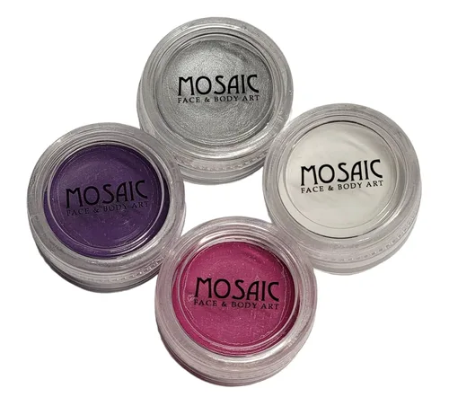 Miniatura 19 de Mosaic HydroCream - Paquetes de personajes de pintura facial para niños, no mancha, lavable, fórmula vegana gentil hipoalergénica. Pasteles