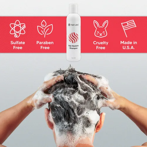 Miniatura 6 de Champú para restaurar el cabello, 8 onzas líquidas Nutre el cuero cabelludo y estimula el crecimiento del cabello Champú seguro para cabello