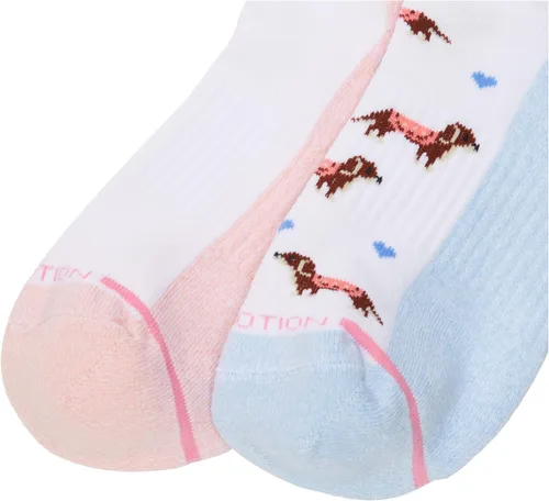 Miniatura 4 de Dr. Motion Calcetines de compresión de corte bajo para mujer, paquete de 2