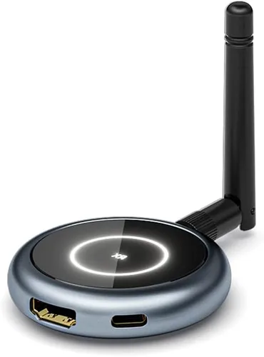 Miniatura 13 de AIMIBO Transmisor HDMI inalámbrico 2026 y 2 receptores, decodificación 4K 1080P@60Hz, 656FT/200M, espejo de aplicación Tutuplay, extensor
