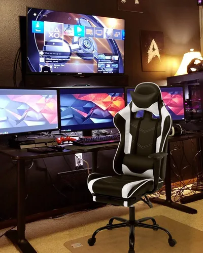 Miniatura 2 de Nueva silla para juegos de espalda alta para Computadora, Silla de diseño ergonómico