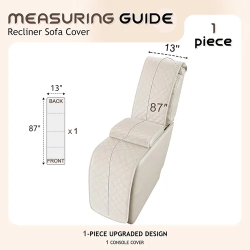 Miniatura 4 de Arfntevss Fundas para sofá seccional reclinable para sofá seccional en forma de L, funda antideslizante lavable para sofá reclinable con forma de L
