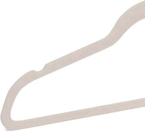 Miniatura 4 de Amazon Basics Perchas de terciopelo delgadas antideslizantes para trajes, paquete de 50, rosa rubor/oro rosa