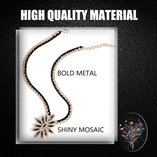 Miniatura 3 de CIBILAI Choker Locket Necklace for Women Dainty Trendy Pendant Necklaces Jewelry Chain Collares Gifts for Women Mon,Boho Mama Best Friend Necklace