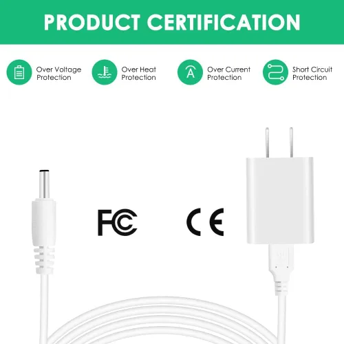Miniatura 6 de Mrgru Adaptador de cargador de 5 V y cable para dispositivo de tonificación facial compatible con NuFACE Mini dispositivo de tonificación facial