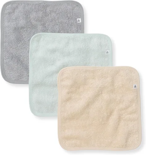Miniatura 11 de Paños de limpieza para bebé de Burt's Bees Baby, 100% algodón orgánico, tejido de rizo suave y súper absorbente y paño de rizo tejido Tejido de rizo
