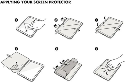 Miniatura 3 de Protector de pantalla antirreflejo (paquete de 2) para tablet Amazon Fire HD 8 (versiones de 2022 y 2024)