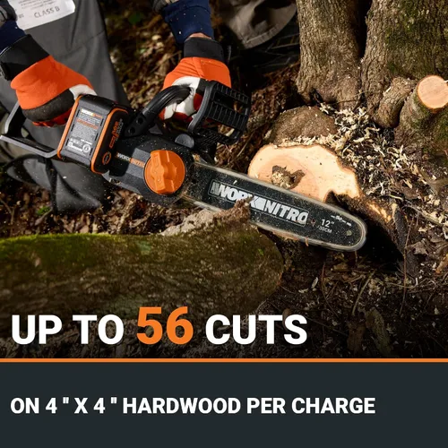 Miniatura 6 de Worx Motosierra inalámbrica de 20V 10" Power Share con tensión automática (solo herramienta) - WG322.9