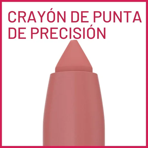 Miniatura 4 de Maybelline Super Stay Ink Crayon lápiz labial, lápiz labial mate con punta de precisión con sacapuntas integrado, larga duración de hasta 8 horas