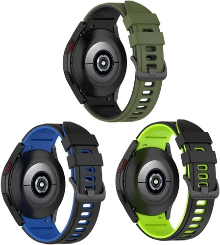 Miniatura 8 de Senter Correa de repuesto de goma suave de liberación rápida para Samsung Galaxy Watch4 de 40/1.732 in, Watch4 Classic de 1.654 in/1.811 in Smart